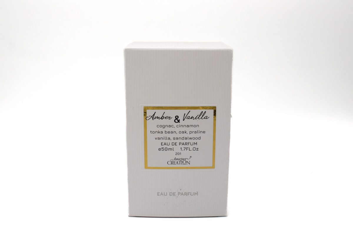 Amazing Creation Amber & Vanilla EDP For Unisex PFB0201 50ml