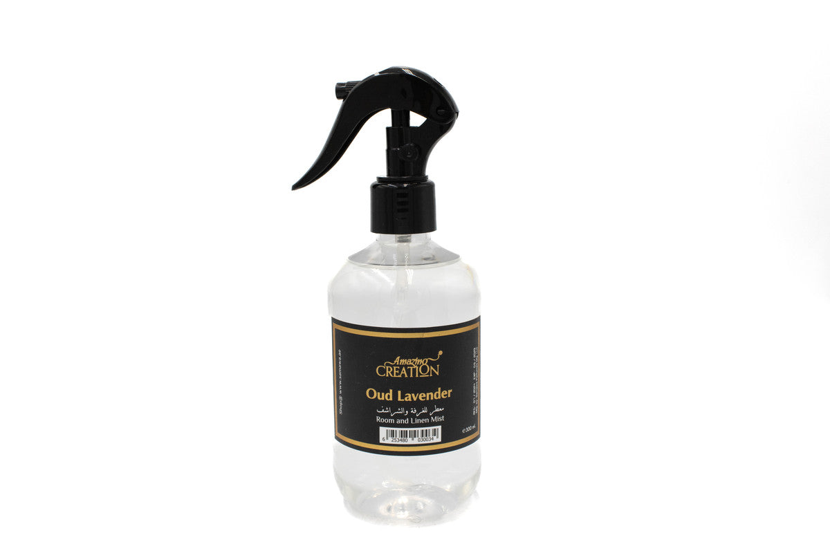 Amazing Creation Oud Lavender Room & Linen Mist, Room Freshener 300ml