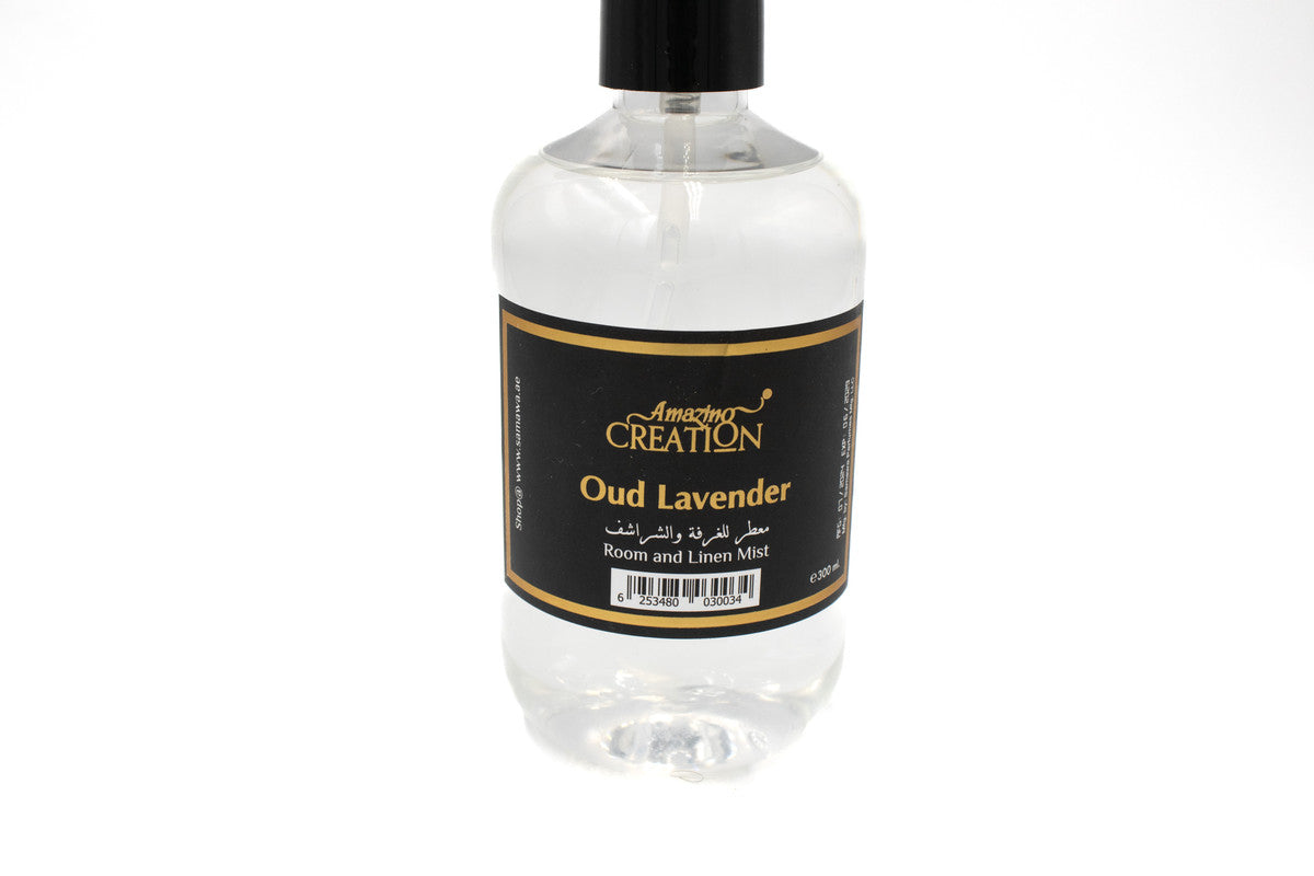 Amazing Creation Oud Lavender Room & Linen Mist, Room Freshener 300ml
