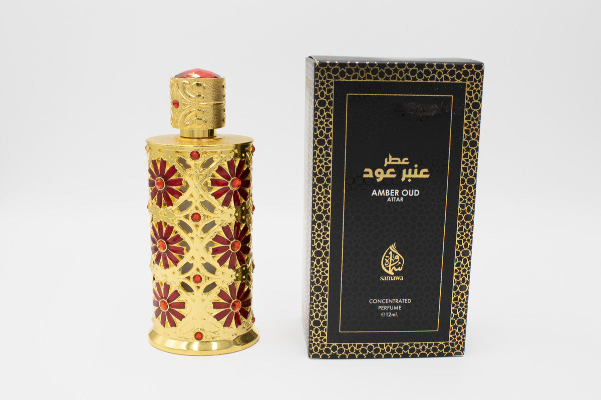 Amber Oud Concentrated Perfume Oil By Samawa 12ml - Limited Edition