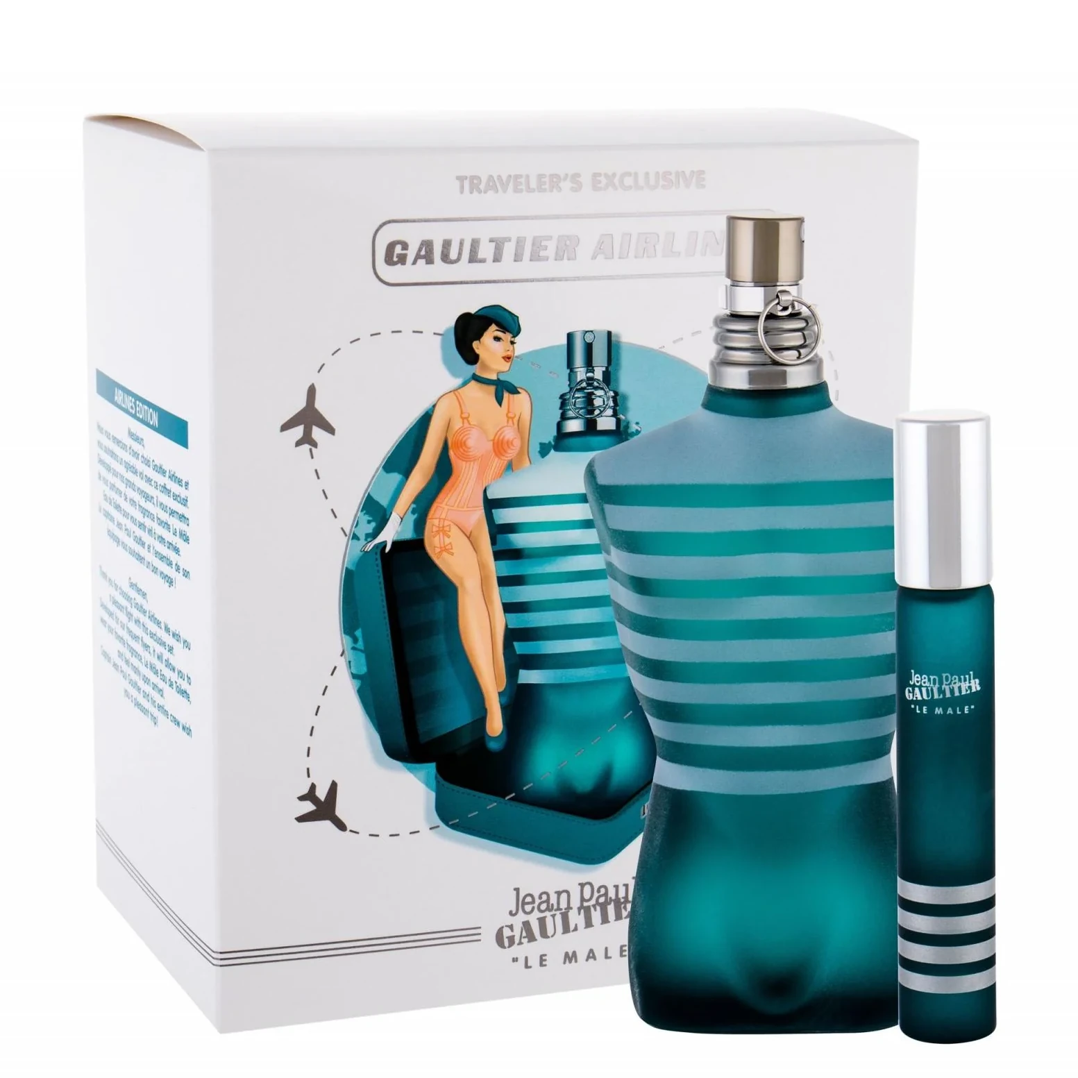 Jean Paul Gaultier Le Male Gaultier Airlines Gift Set For Men