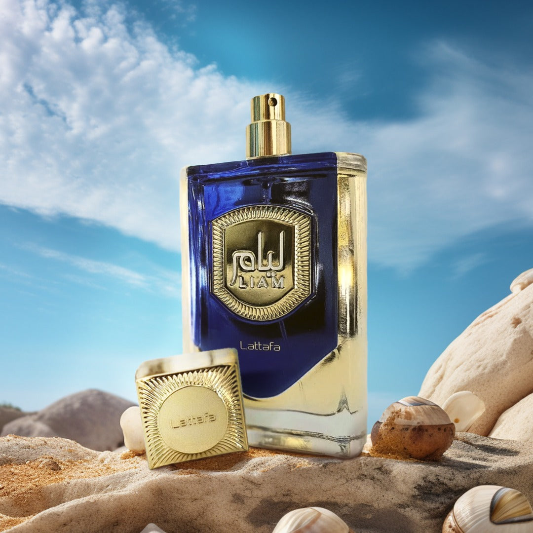 香水(男性用) Lattafa Liam Blue Shine Lattafa Liam Blue Shine for Unisex Eau De Parfum Spray, 3.4