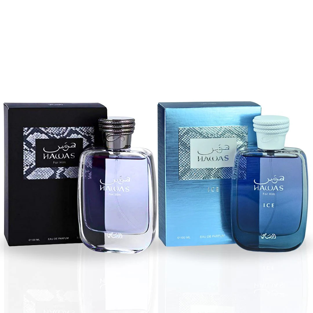 Rasasi Hawas + Hawas Ice Perfumes Bundle Offer