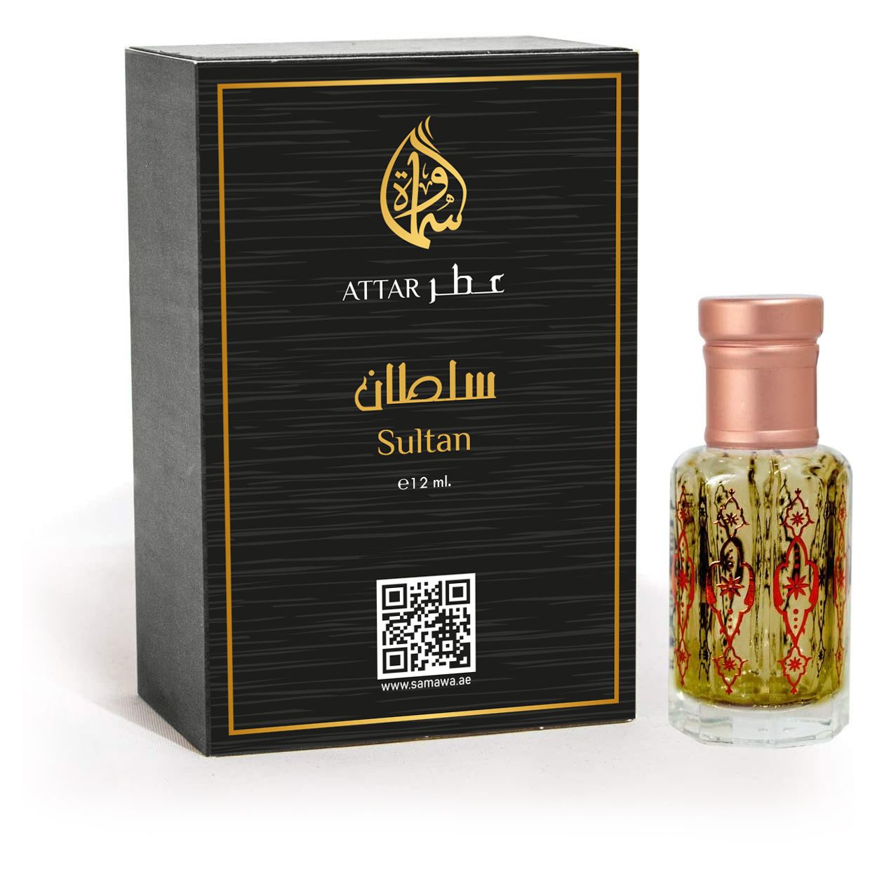 Samawa Sultan Attar, Concentrated Perfume Oil 12ml For Unisex