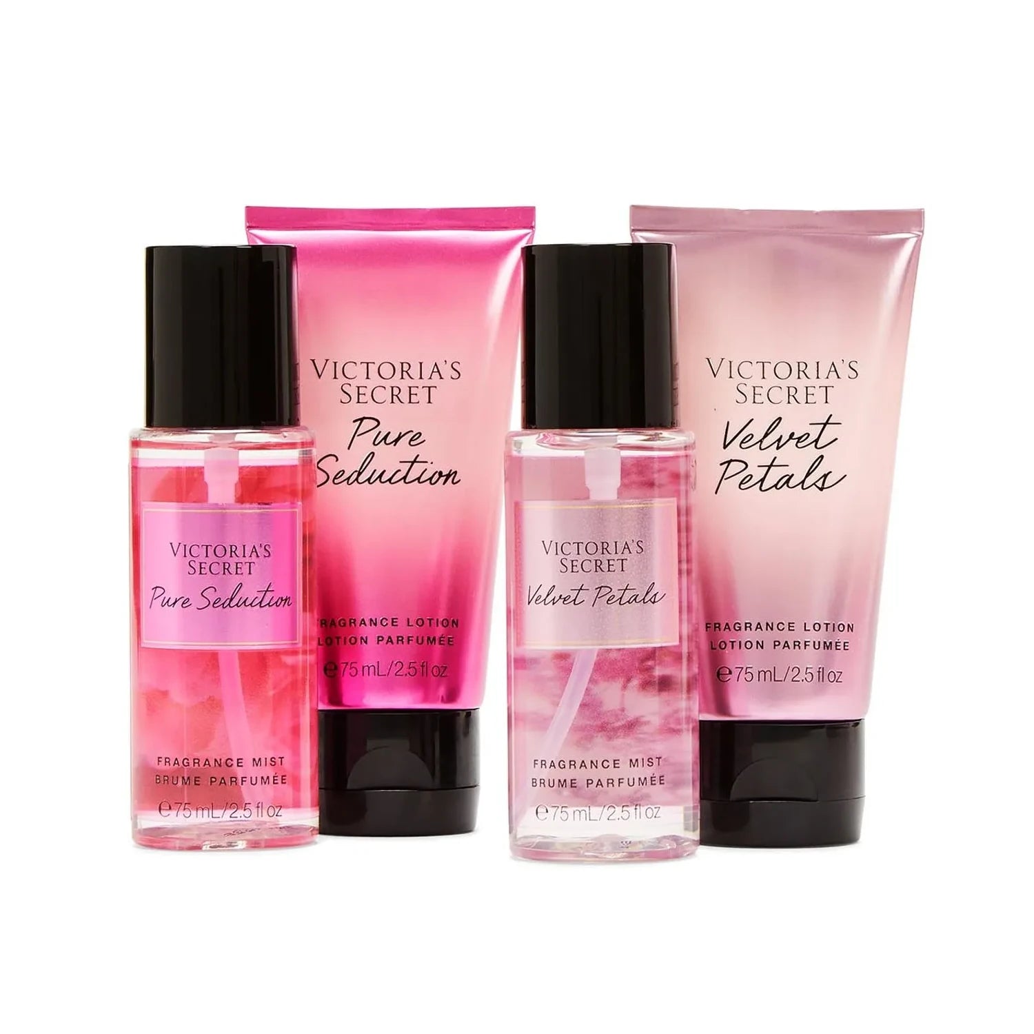Victoria Secret New! Velvet Petals Fragrance Mist + Lotion Set