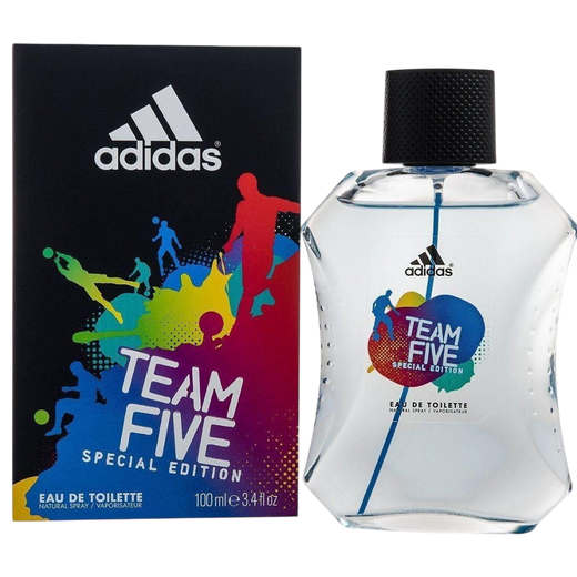 Adidas Team Five, Perfume for Men, EDT 100ml