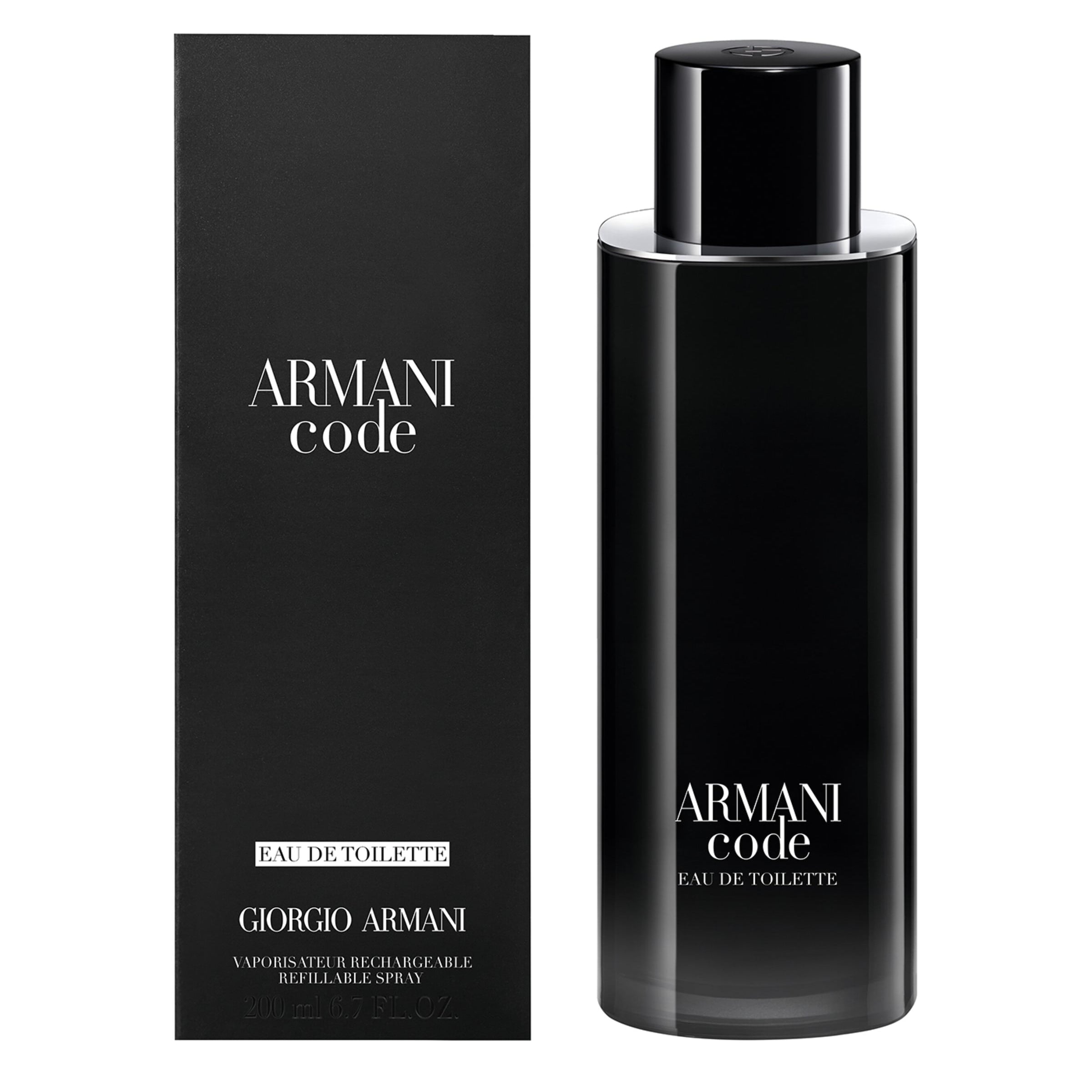 Giorgio Armani Armani Code Eau De Toilette For Men - Woody Aromatic Perfume 200ml Refillable