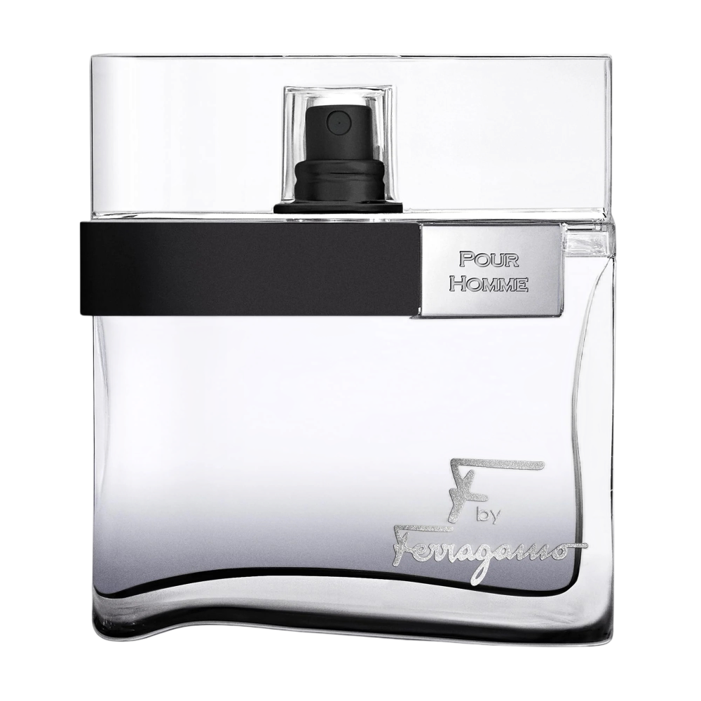 Salvatore Ferragamo F by Ferragamo Black Eau De Toilette For Men - Aromatic Spicy Perfume 100ml