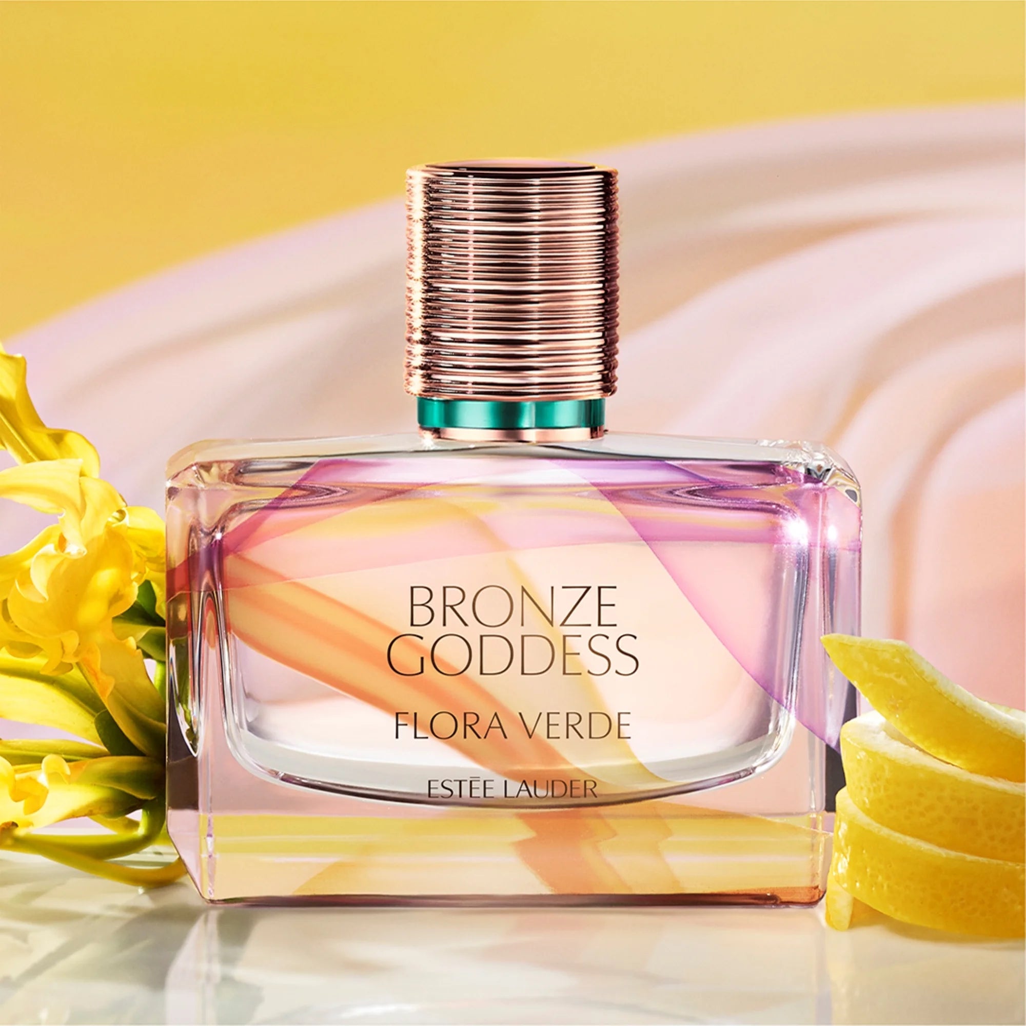 Estee Lauder Bronze Goddess Flora Verde Eau De Parfum For Women - Floral Green Perfume 50ml