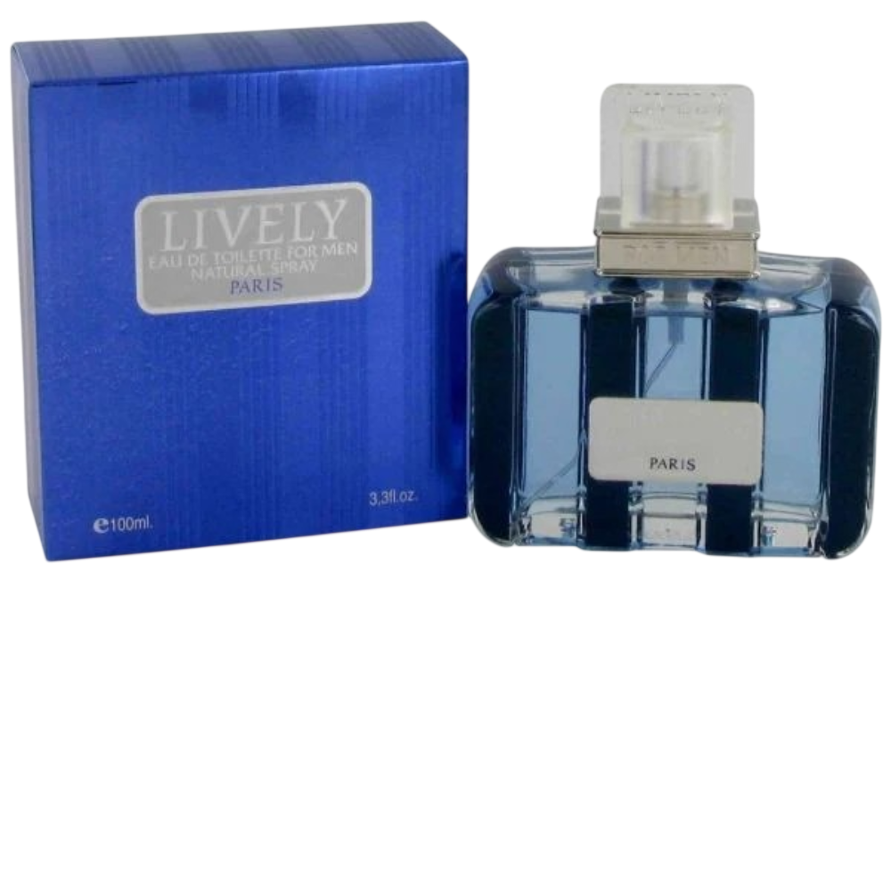 Lively Natural Spray by Paris Parfums for Men, Eau De Toilette 100