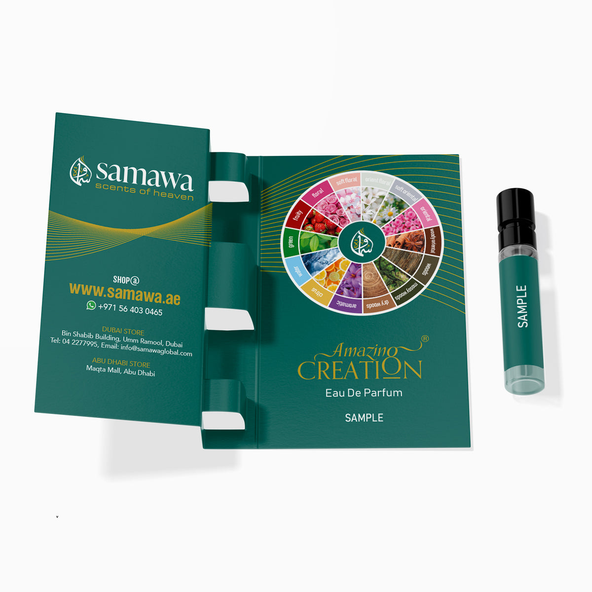 Amazing Creation Golden Oud EDP For Unisex 3ml - Sample – samawa perfumes