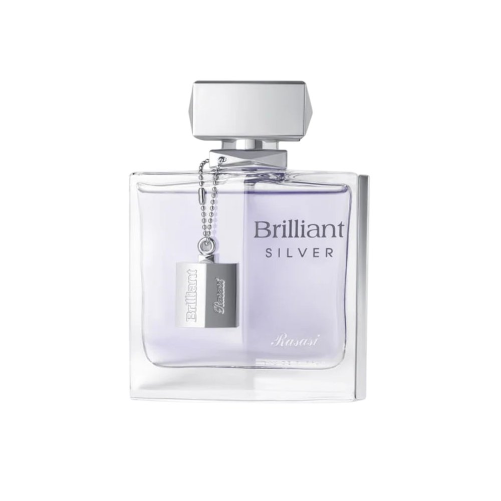 Rasasi Brilliant Silver Eau de Parfum For Men And Women Fresh 100ml