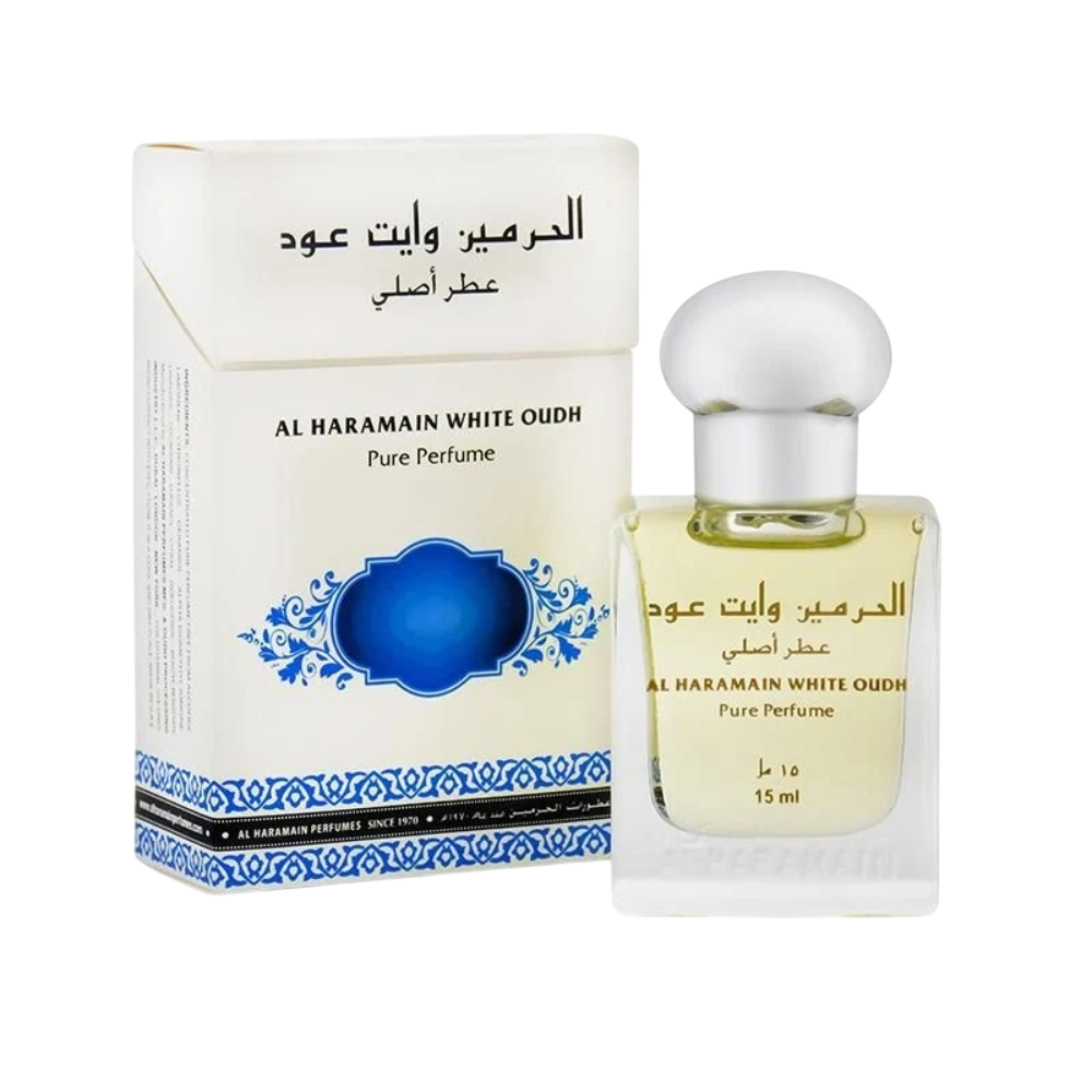 Al Haramain White Oudh - Perfume Oil for Unisex 15ml, 1Pc