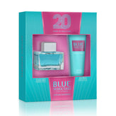 Antonio Banderas Blue Seduction For Women EDT 80ml+75ml Body Lotion Set - samawa perfumes 