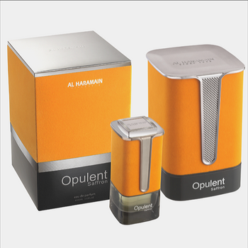 Al Haramain Opulent Saffron 100ml Spray for Unisex - samawa perfumes 