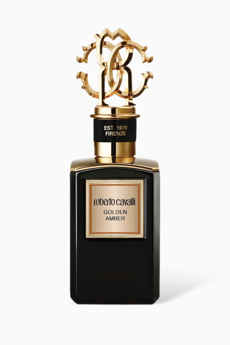 ROBERTO CAVALLI GOLDEN AMBER FOR MEN & WOMEN EDP 100 ml - samawa perfumes 