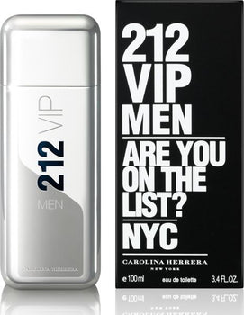 212 VIP by Carolina Herrera for Men - Eau de Toilette, 100ml - samawa perfumes 