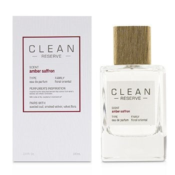 CLEAN RESERVE AMBER SAFFRON FOR UNISEX EDP 100 ml - samawa perfumes 