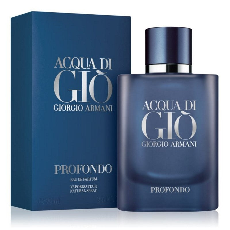 Giorgio Armani Acqua Di Gio Profondo Perfume For Men, EDP, 75 ml - samawa perfumes 