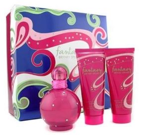 Britney Spears Fantasy perfume set for women(100ml EDP,100ml Shower Gel,100ml Body Lotion) - samawa perfumes 