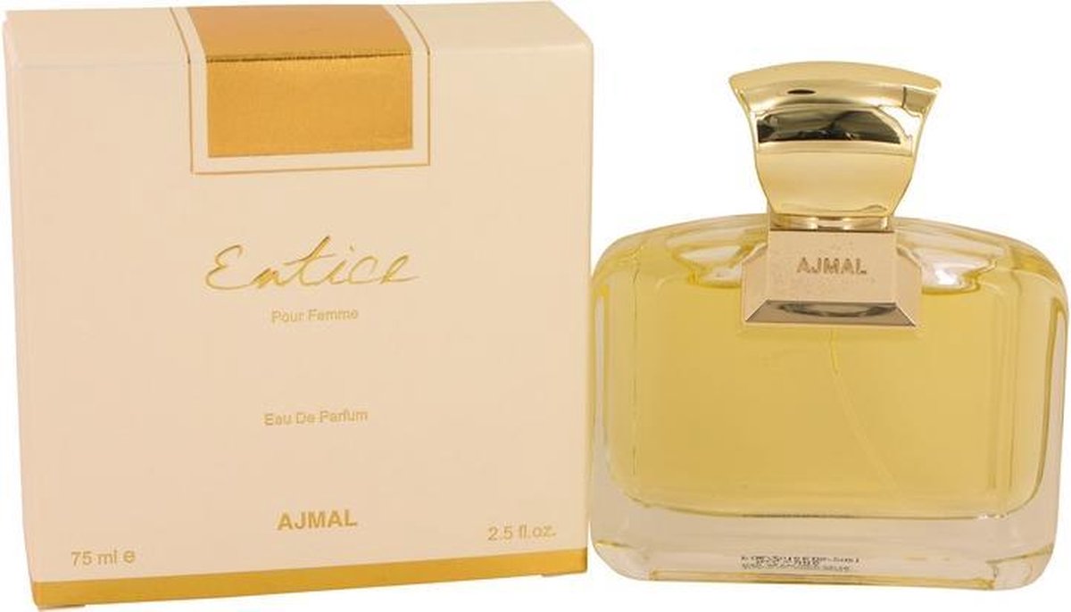 Ajmal Entice Perfume For Women, EDP, 75ml – samawa perfumes