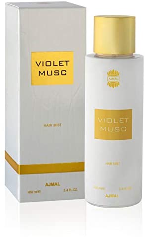 Ajmal Violet Musc Hair Mist For Women 100ml - samawa perfumes 