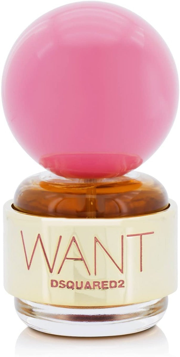 Dsquared2 Want Pink Ginger Perfumes For Women EDP, 50 ml - samawa perfumes 