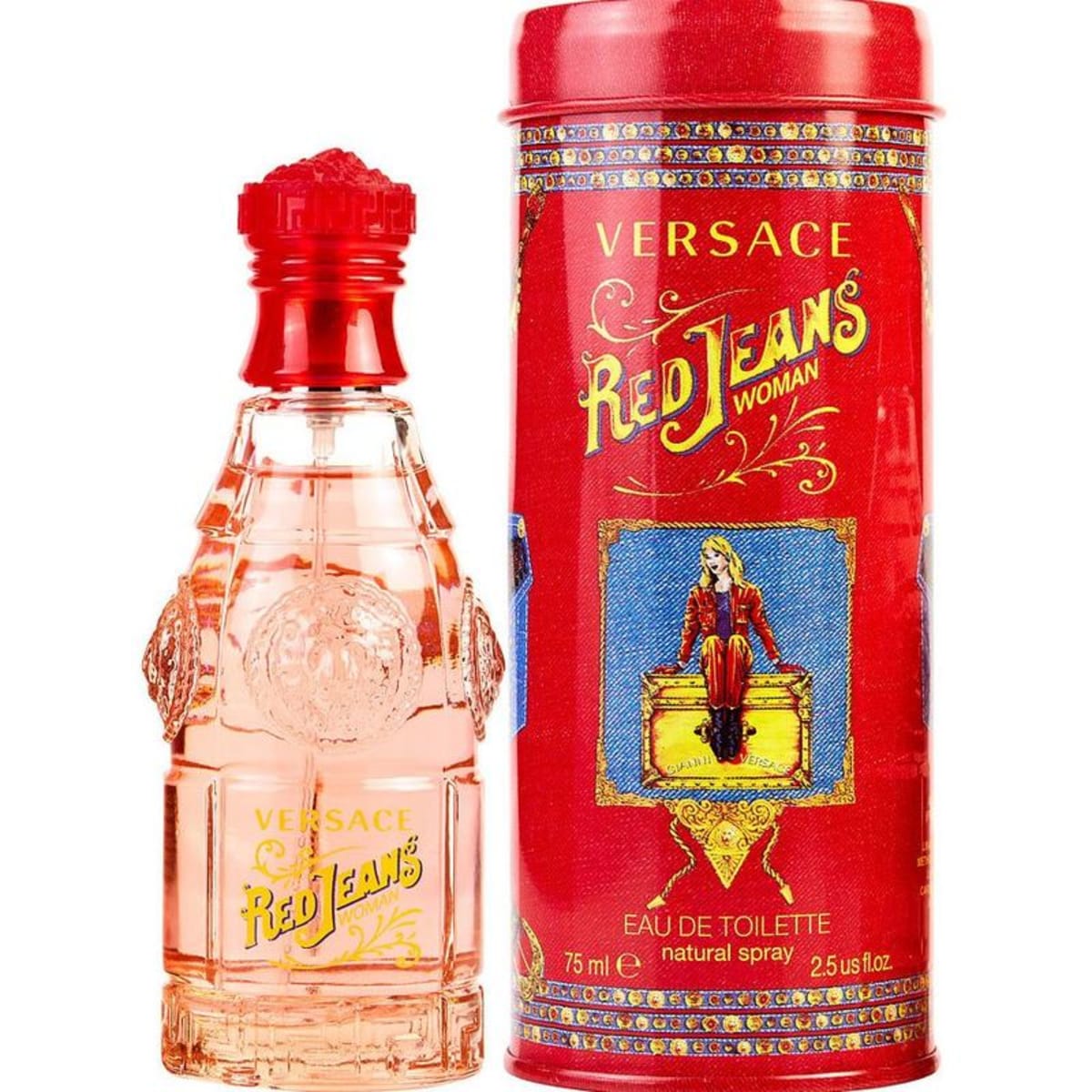 VERSACE RED JEANS WOMAN EDT 75 ml - samawa perfumes 