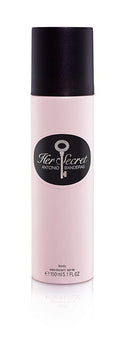 Antonio Banderas Her Secret Deodorant Spray For Women, 150ml - samawa perfumes 