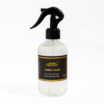 Amazing Creation Amber Aoud Room & Linen Mist, Room Freshener 300ml - samawa perfumes 