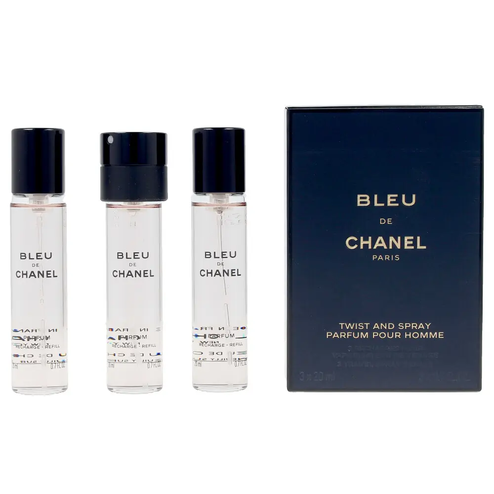 Chanel Bleu De Chanel Pour Homme Perfume For Men Parfum 3X20ml Travel –  samawa perfumes