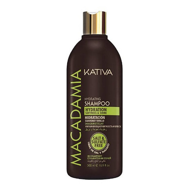 Kativa Macadamia Hydrating Shampoo 500ml - samawa perfumes 