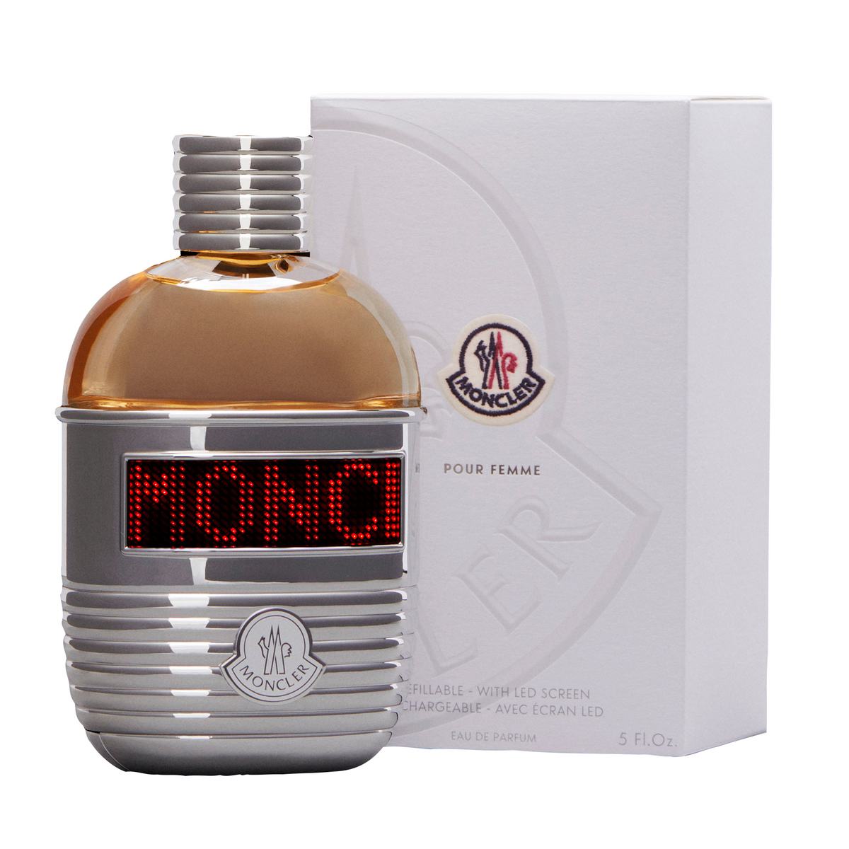 Moncler Pour Femme Perfume For Women EDP 150ml Refillable With Led Scr ...