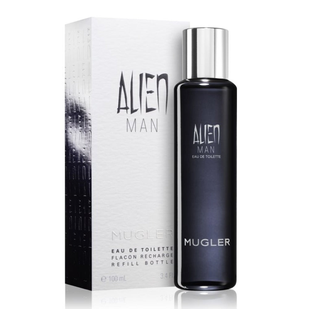 Mugler Alien Man Perfume For Men EDT 100ml Refill Bottle samawa perfumes