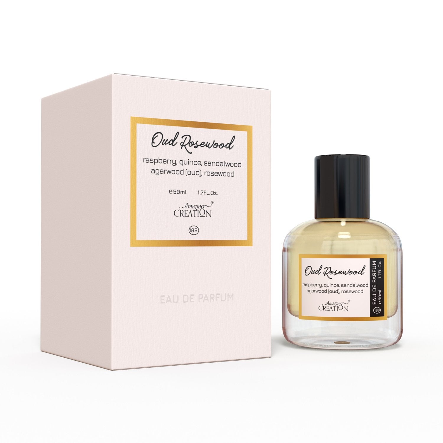 Amazing Creation Oud Rosewood Perfume For Unisex EDP PFB00188 - samawa perfumes 