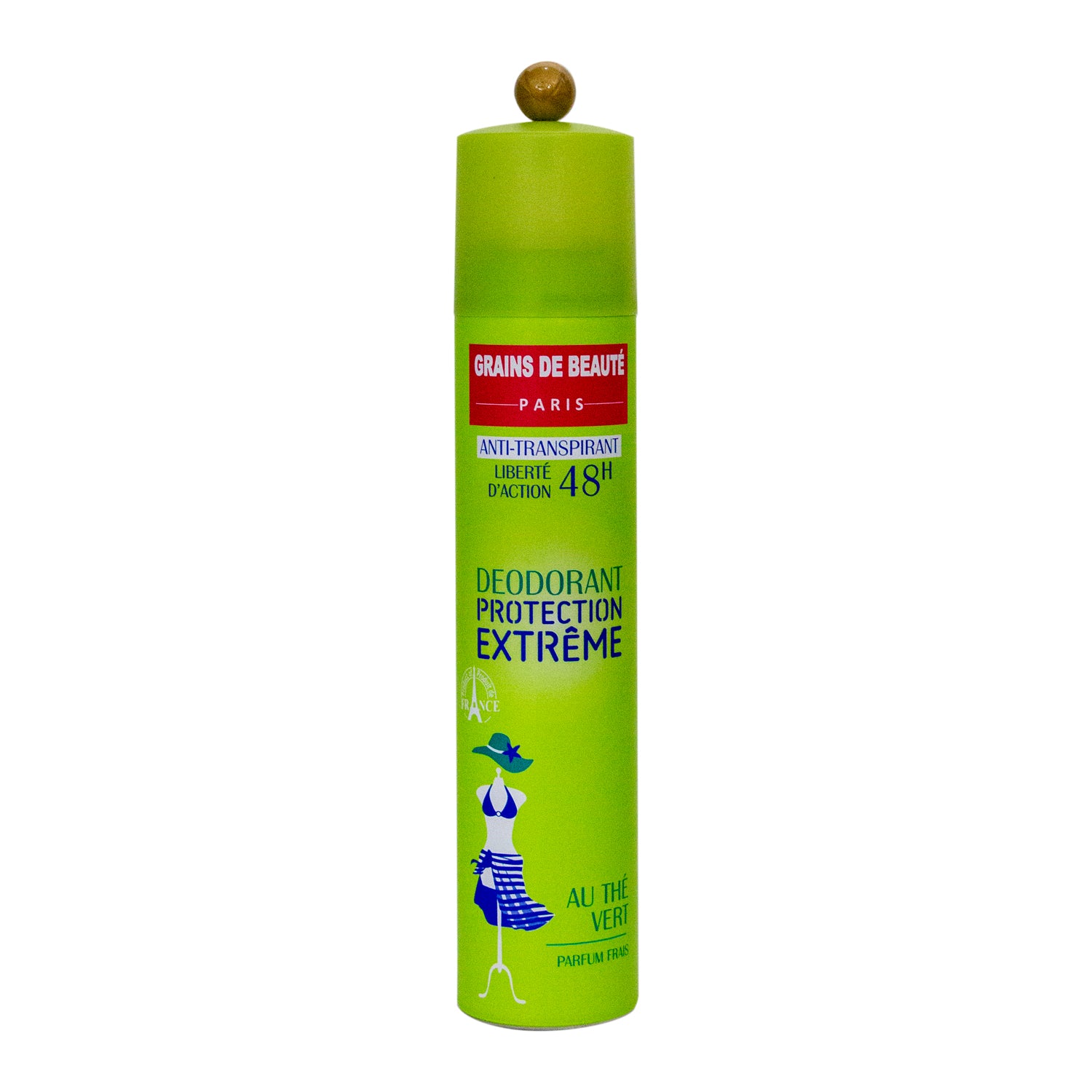 Grains De Beaute Protection Extreme Au The Vert Deodorant Spray 200ml