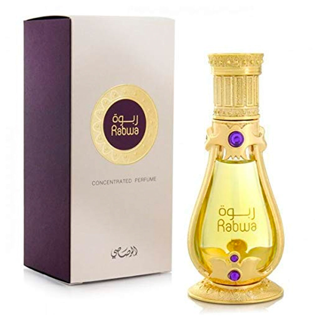 Rasasi Rabwa for unisex attar perfume oil - 19 ml - samawa perfumes 