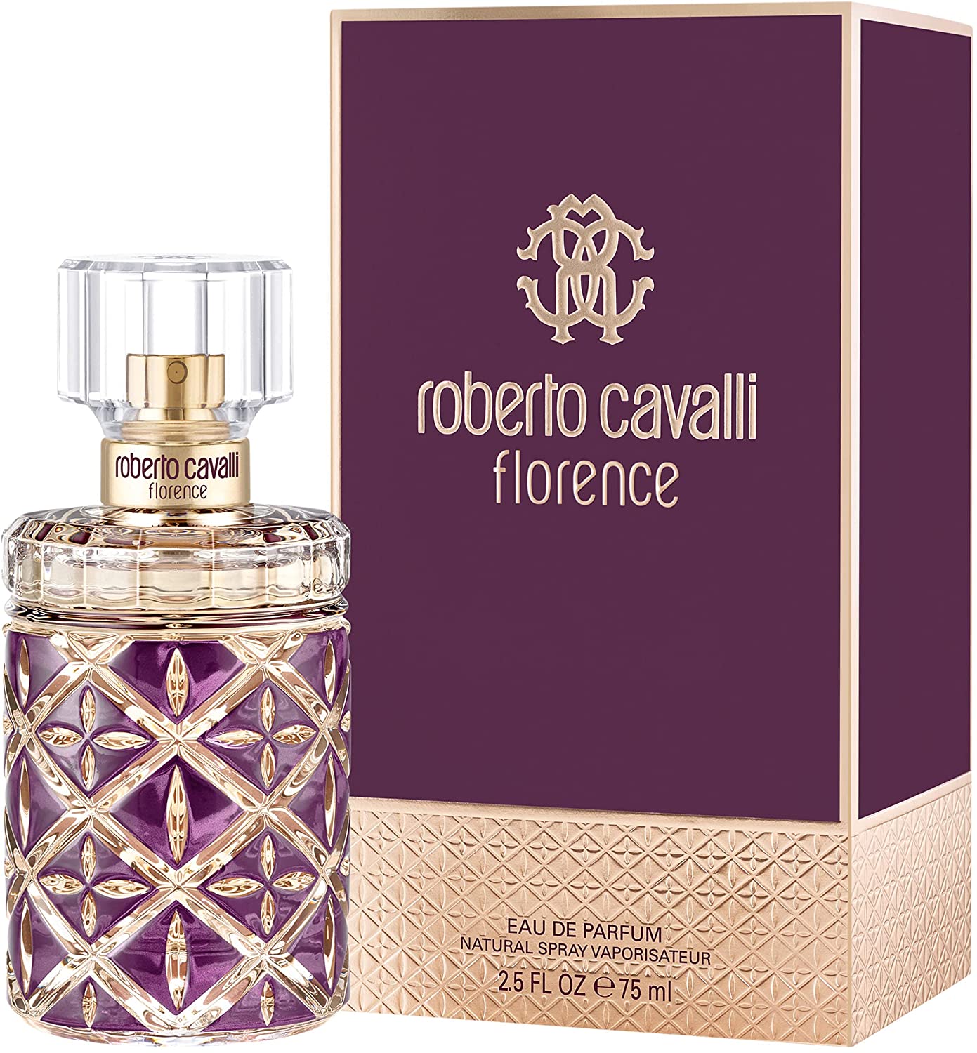 Roberto Cavalli Florence For Women- Eau de Parfum, 75ML - samawa perfumes 