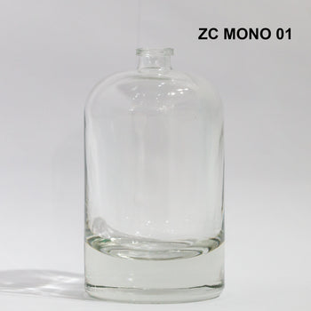 ZC Mono round perfume bottle 100 ml | Non Polished - samawa perfumes 