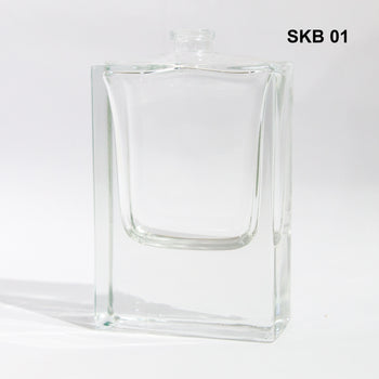 Square perfume bottle 50ml - Non Polished - samawa perfumes 