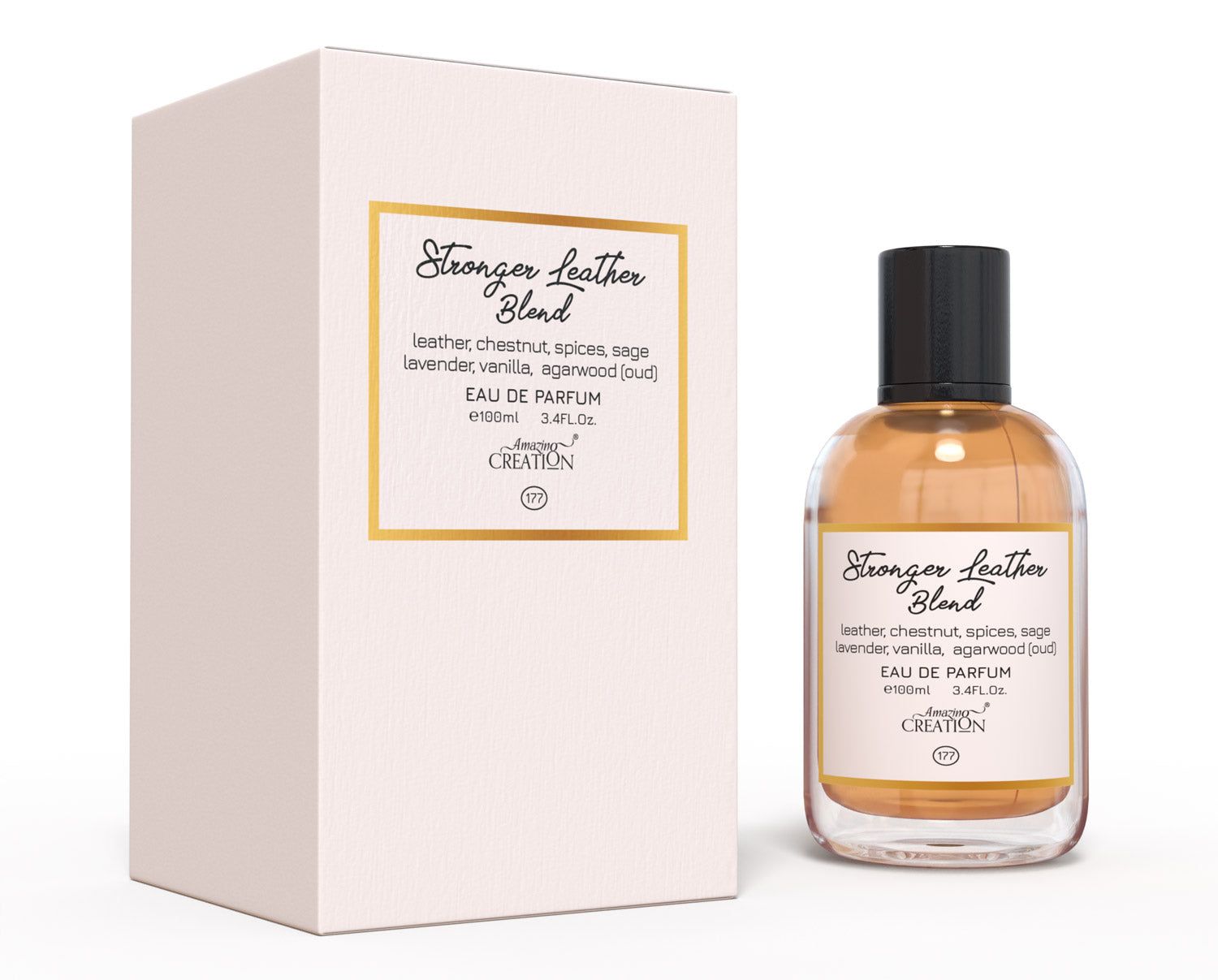 Amazing Creation Stronger Leather Blend - Perfume For Men - EDP  PFB00177 50ml
