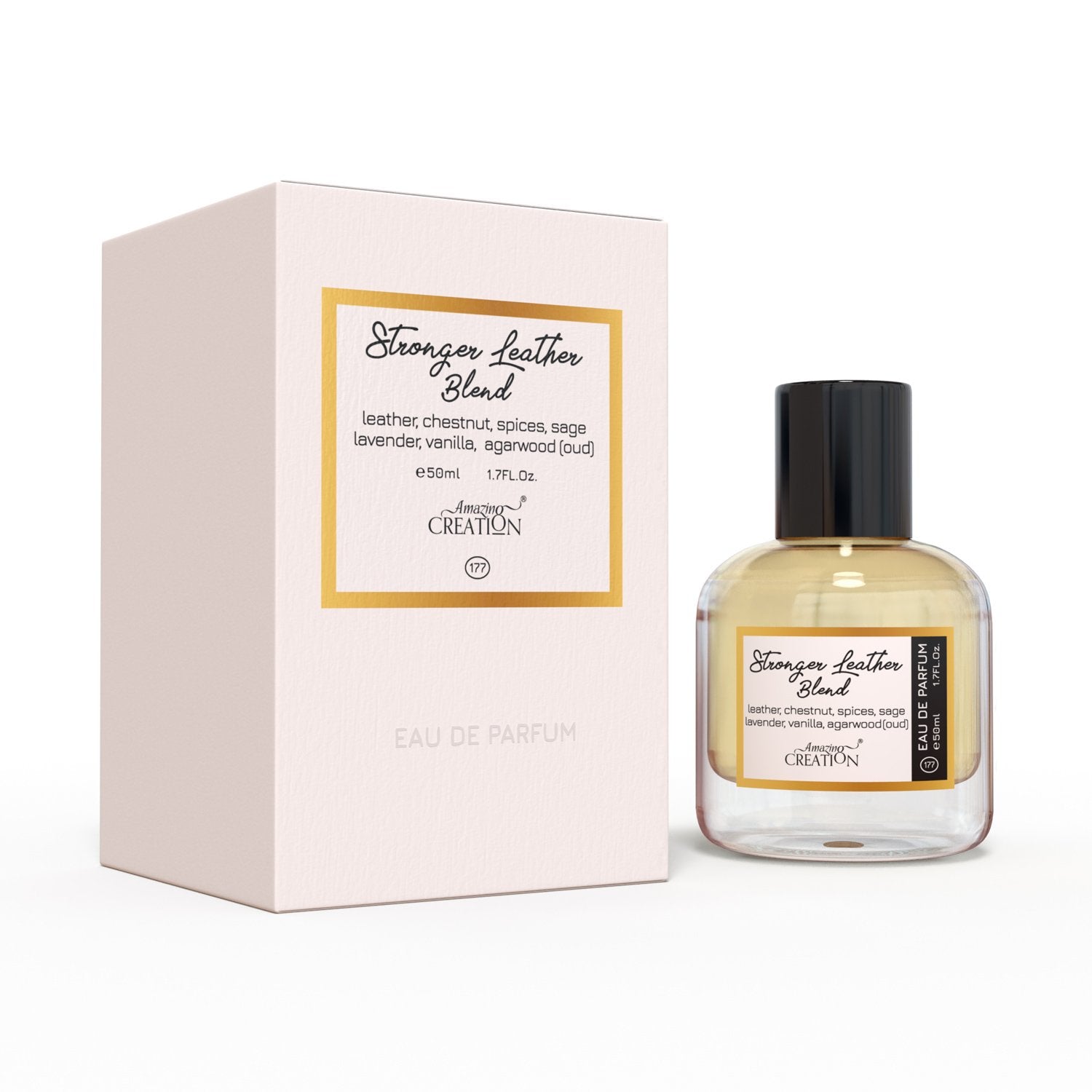 Amazing Creation Stronger Leather Blend - Perfume For Men - EDP  PFB00177 - samawa perfumes 
