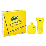 Lacoste Jaune Optimistic Gift Set For Men (Lacoste Jaune Optimistic 100ml EDT + 150ml Shower Gel)