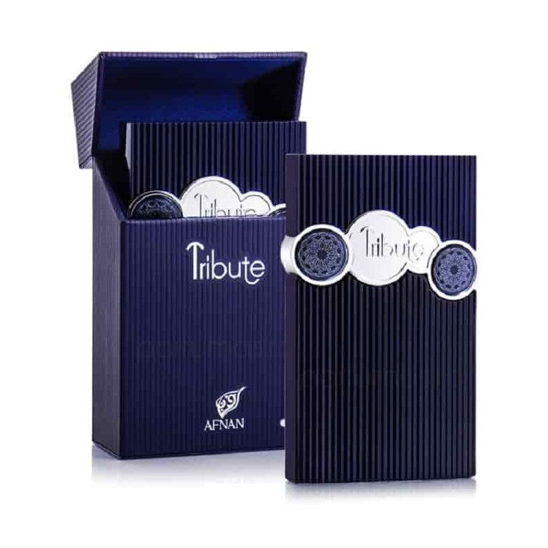 Afnan Tribute Blue for Unisex -  Edp 100ml - samawa perfumes 
