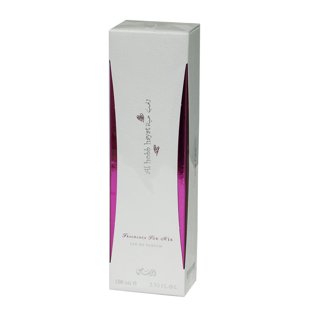 Rasasi Al Hobb Hayat for Women -100 ML - samawa perfumes 