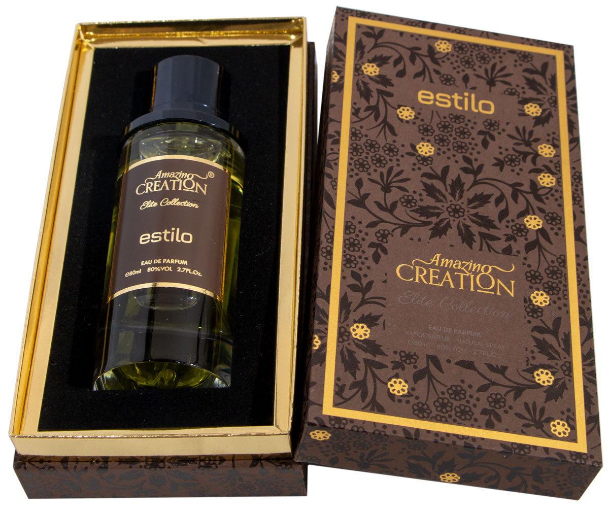 Estilo by Amazing Creation Elite Collection, Perfume for Men & Women EDP 80ml - samawa perfumes 