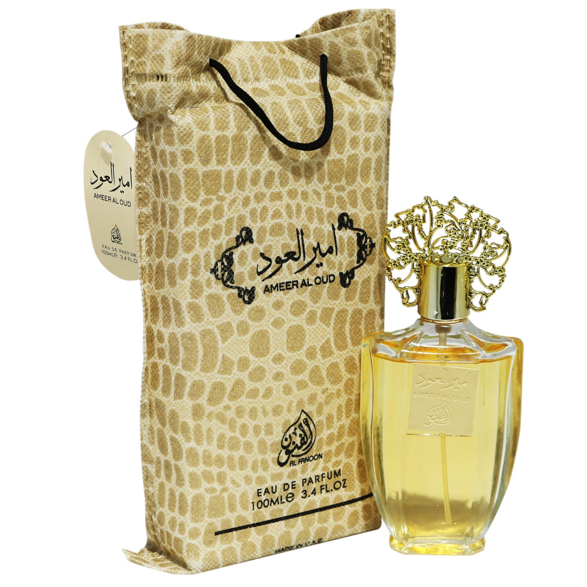 Al Fanoon Ameer Al Oud, Perfume For Unisex,  EDP, 100ml - samawa perfumes 