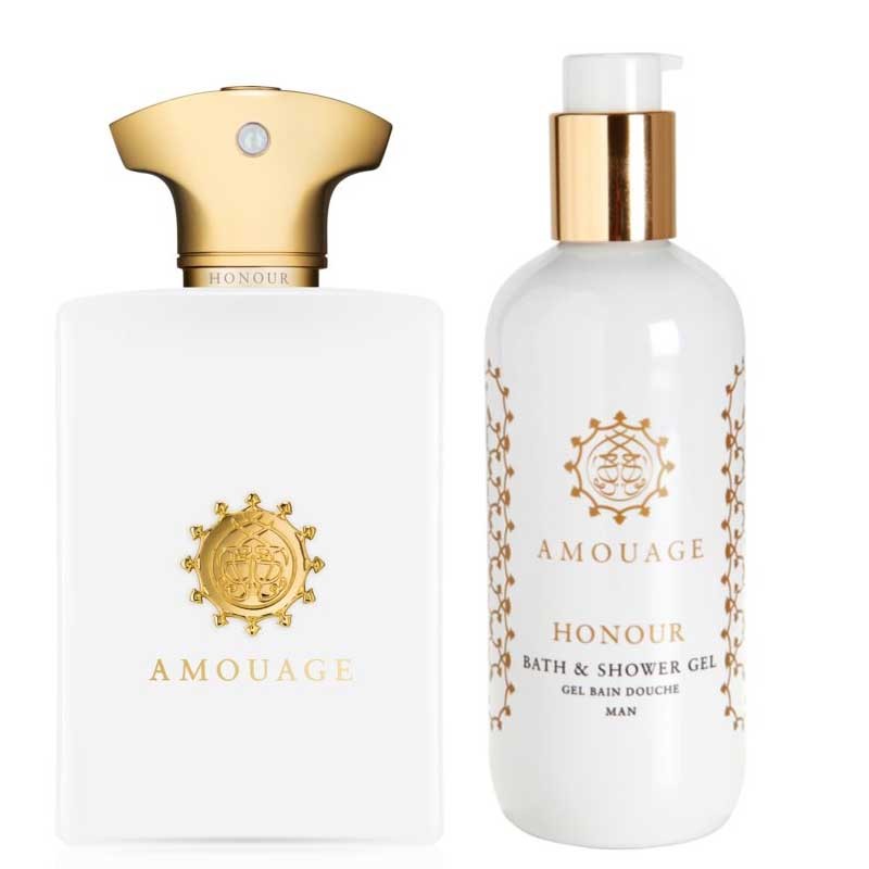 AMOUAGE HONOUR FOR MEN EDP 100ML 300ML SHOWER GEL SET samawa