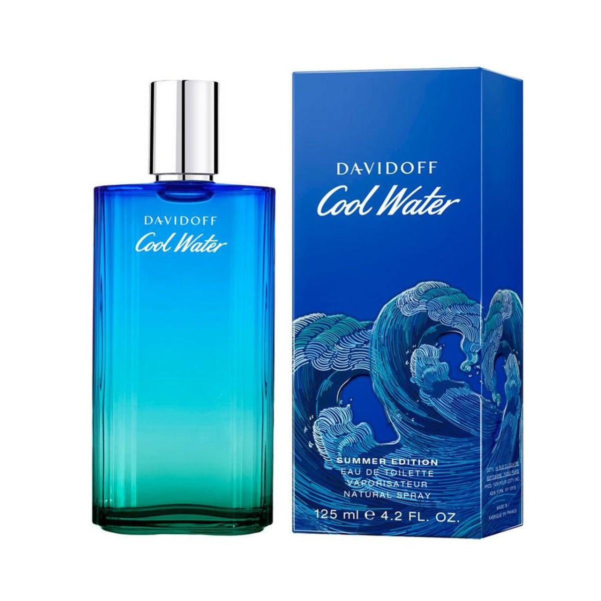 Davidoff Cool Water Summer Edition 2019 EDT For Men, 125 ml - samawa perfumes 