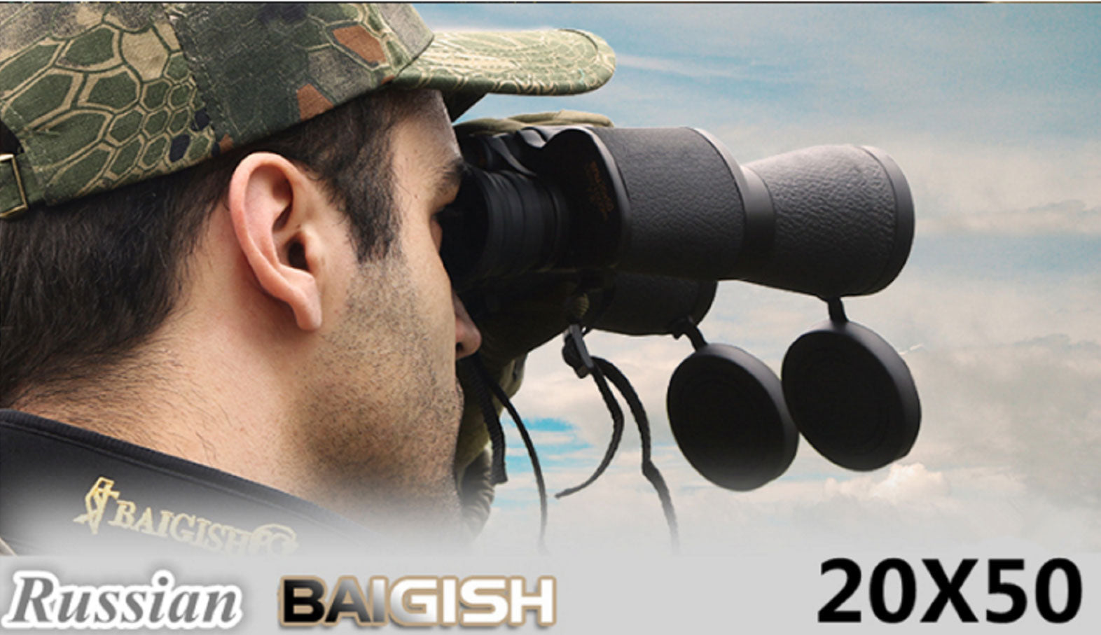 Russia BAIGISH 20x50 Wide Angle Binoculars - samawa perfumes 